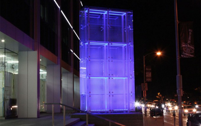 Blue Cube Sculpture Blue Cube Sculpture